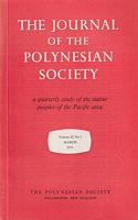 THE JOURNAL OF THE POLYNESIAN SOCIETY - Volume 82, No.1