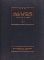 TABLES OF COMPUTED ALTITUDE AND AZIMUTH - Vol. II:  Latitudes 10° to 19°, inclusive