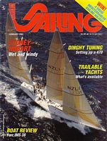 WET AND WINDY - 1992 KODAK SYDNEY-HOBART:  (in Australian Sailing, February 1993)