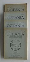 OCEANIA - A Journal devoted to the Study of the Native Peoples of Australia, New Guinea, and the Islands of the Pacific  (Volume XXXIII, 1962/1963)