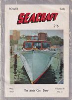 POWER & SAIL SEACRAFT - Aquatic Magazine Covering the Australasian Waterfront.  Vol. 18, No. 4 (May 1957)