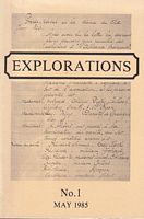 EXPLORATIONS  -  Bulletin devoted to the study of Francop-Australian Links (in Explorations No. 1)