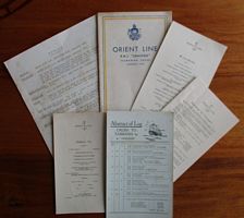 R.M.S. ORMONDE - Tasmanian Cruise, January 1939:  Hobart and Port Arthur