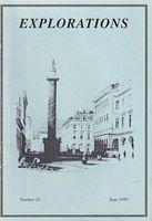 EXPLORATIONS  -  Bulletin devoted to the study of Franco-Australian Links,  No. 26