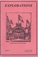 EXPLORATIONS  -  Bulletin devoted to the study of Franco-Australian Links,  No. 29